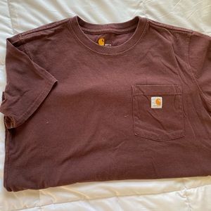 Purple carhartt t shirt